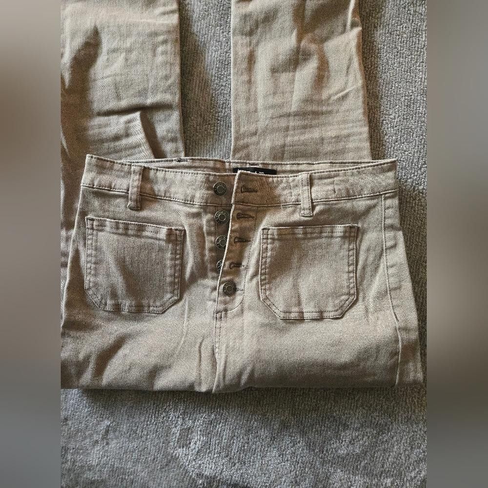 Designer OAT Light Olive Skinny Jean Size 27" / US 4 / IT 40 - 4 Thumbnail