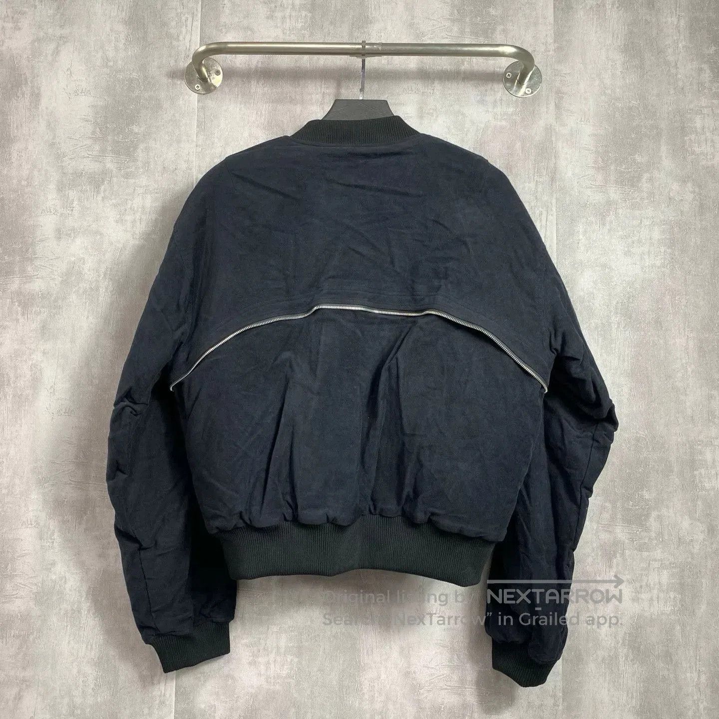 Vintage Far Archive Black Velvet Zip Bomber. Size US S / EU 44-46 / 1 - 3 Thumbnail