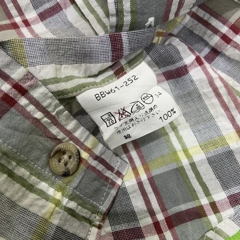 Burberry Vintage Burberrys Nova Check Plaid Short Sleeve Shirt Size US L / EU 52-54 / 3 - 5 Thumbnail