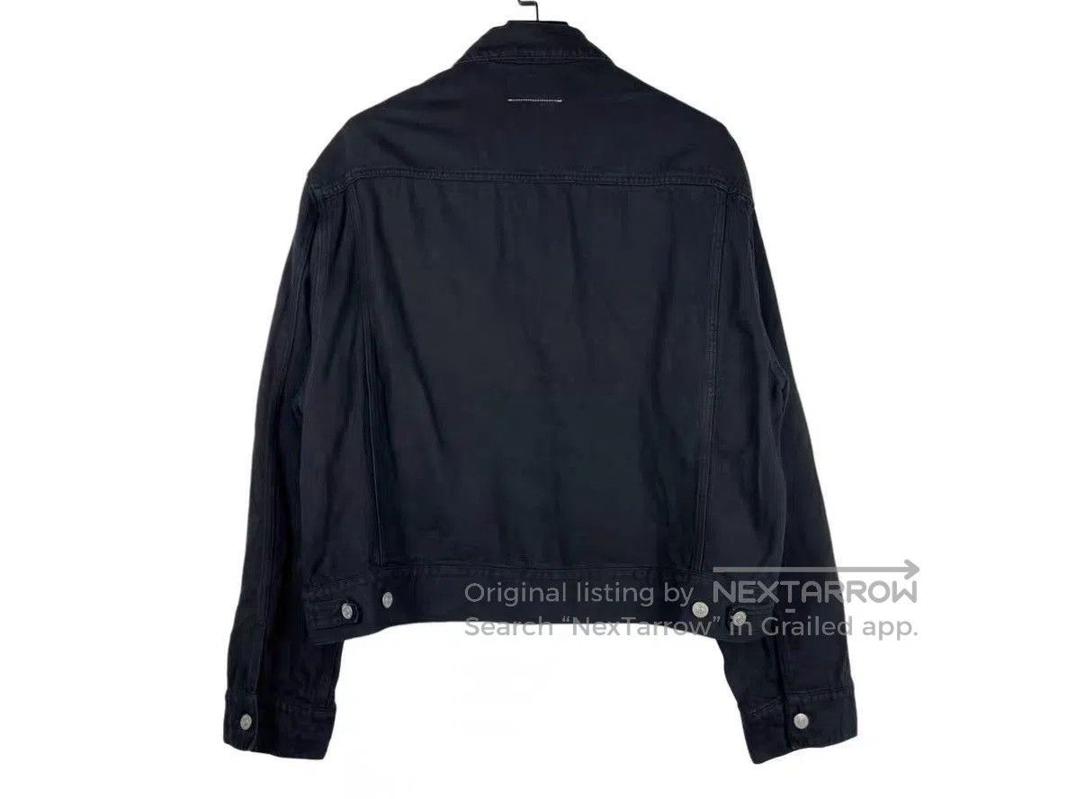 Maison Margiela Black Denim Jacket with Button Front and Pockets. Size US S / EU 44-46 / 1 - 2 Thumbnail