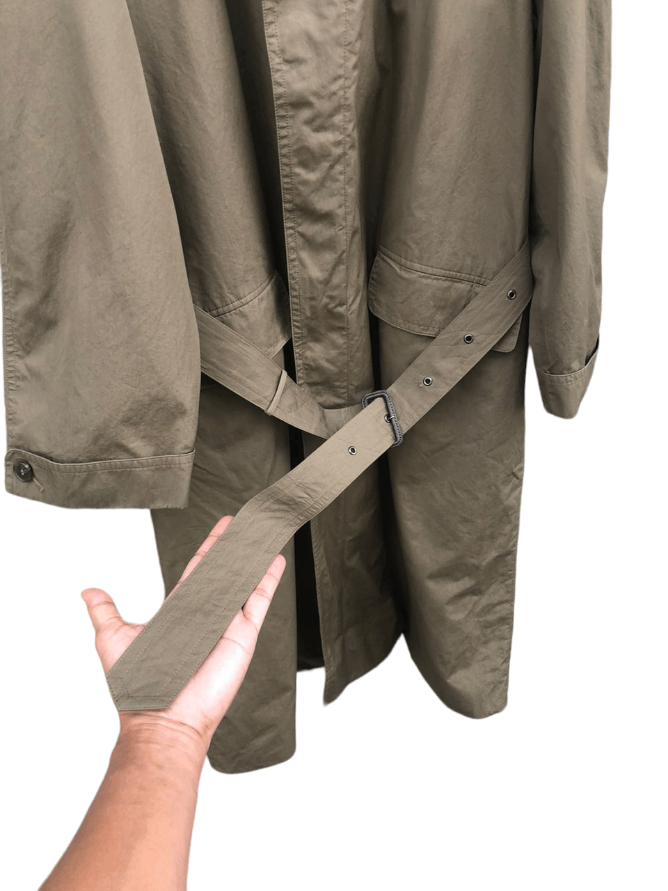 Yves Saint Laurent Vintage Yves Saint Laurent Belted Over Coat Size US M / EU 48-50 / 2 - 4 Thumbnail