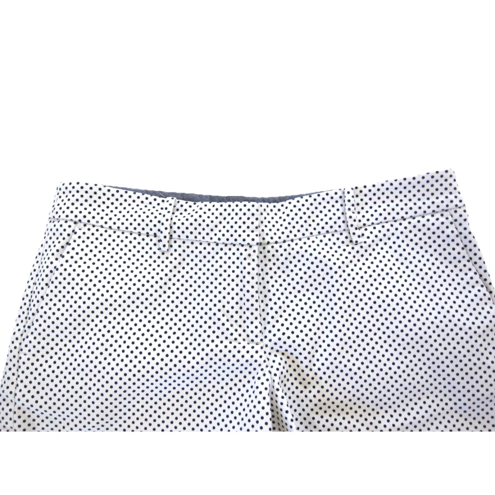 Nautica Nautica Women Chino Shorts 4 White Cotton Stretch Flat Front Pocket 4 Pockets 98% cotton 2% spandex Womens Size 27" / US 4 / IT 40 - 3 Thumbnail