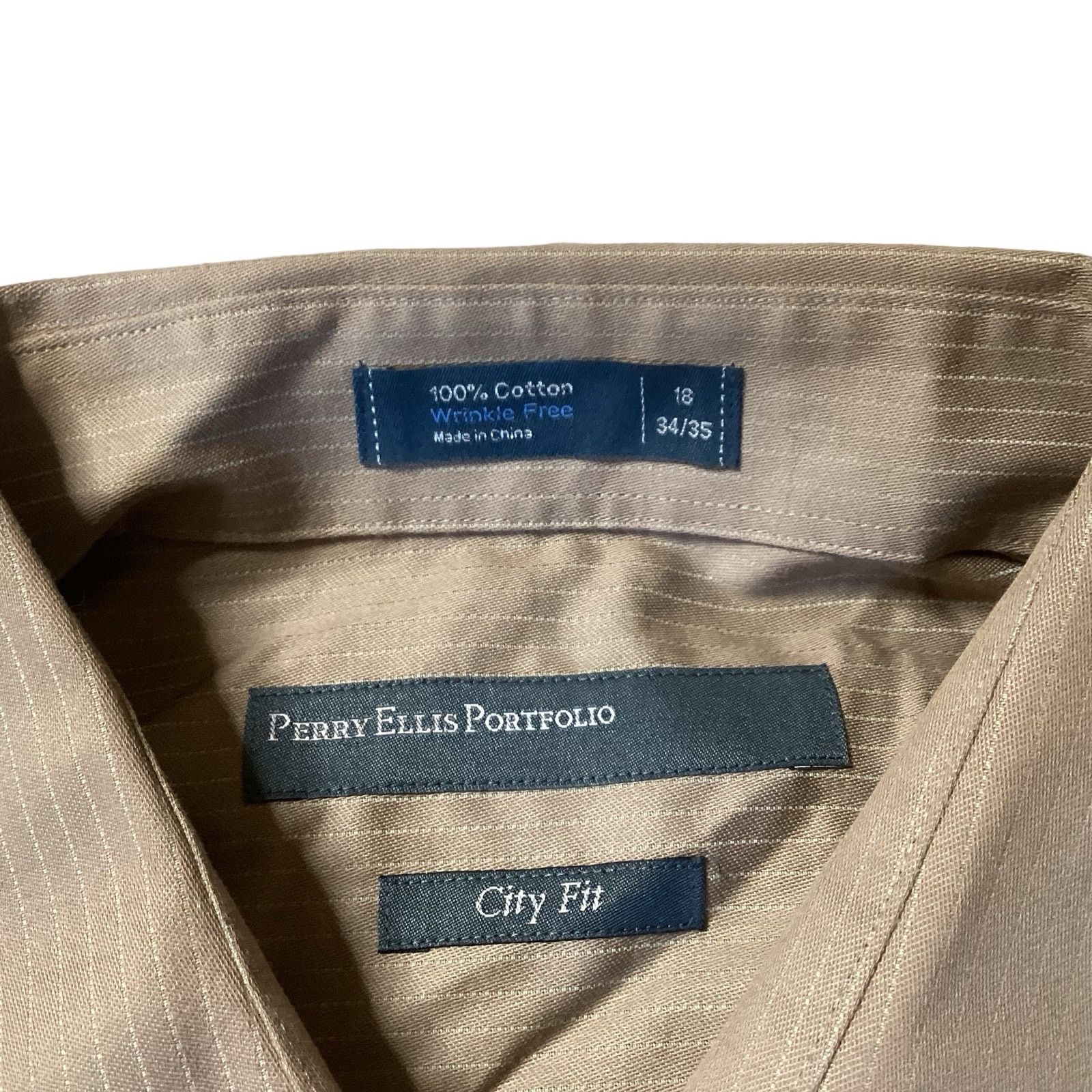 Perry Ellis Perry Ellis Portfolio Dress Shirt Size US XXL / EU 58 / 5 - 4 Thumbnail