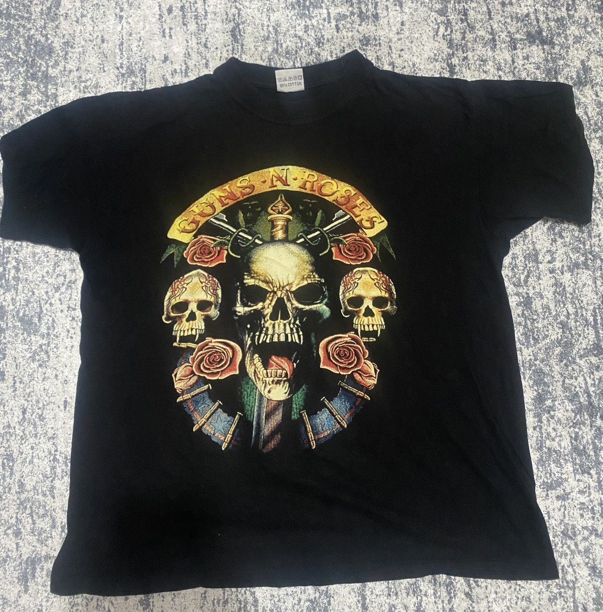 Band Tees Vintage Guns N Roses rare big logo band 90s 00s tee Size US L / EU 52-54 / 3 - 1 Thumbnail