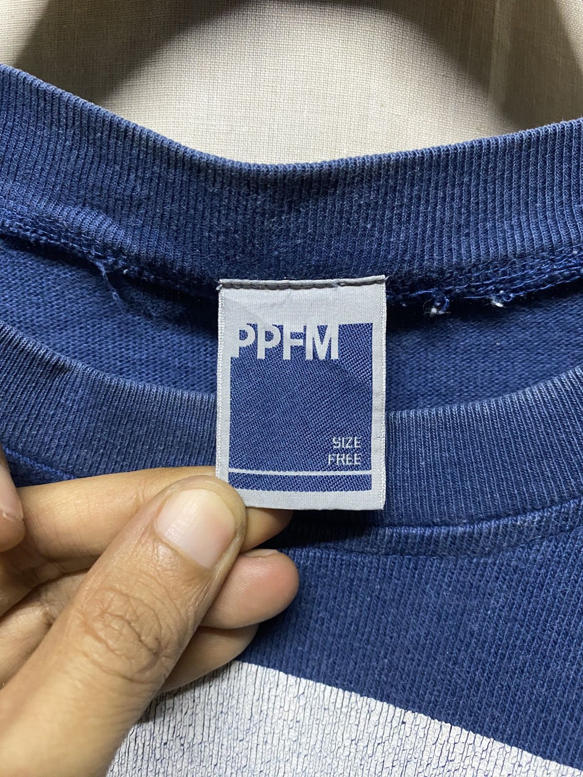 If Six Was Nine ❗️SALE❗️PPFM No Pain No Gain Distressed Stripe Tee Size US M / EU 48-50 / 2 - 6 Thumbnail