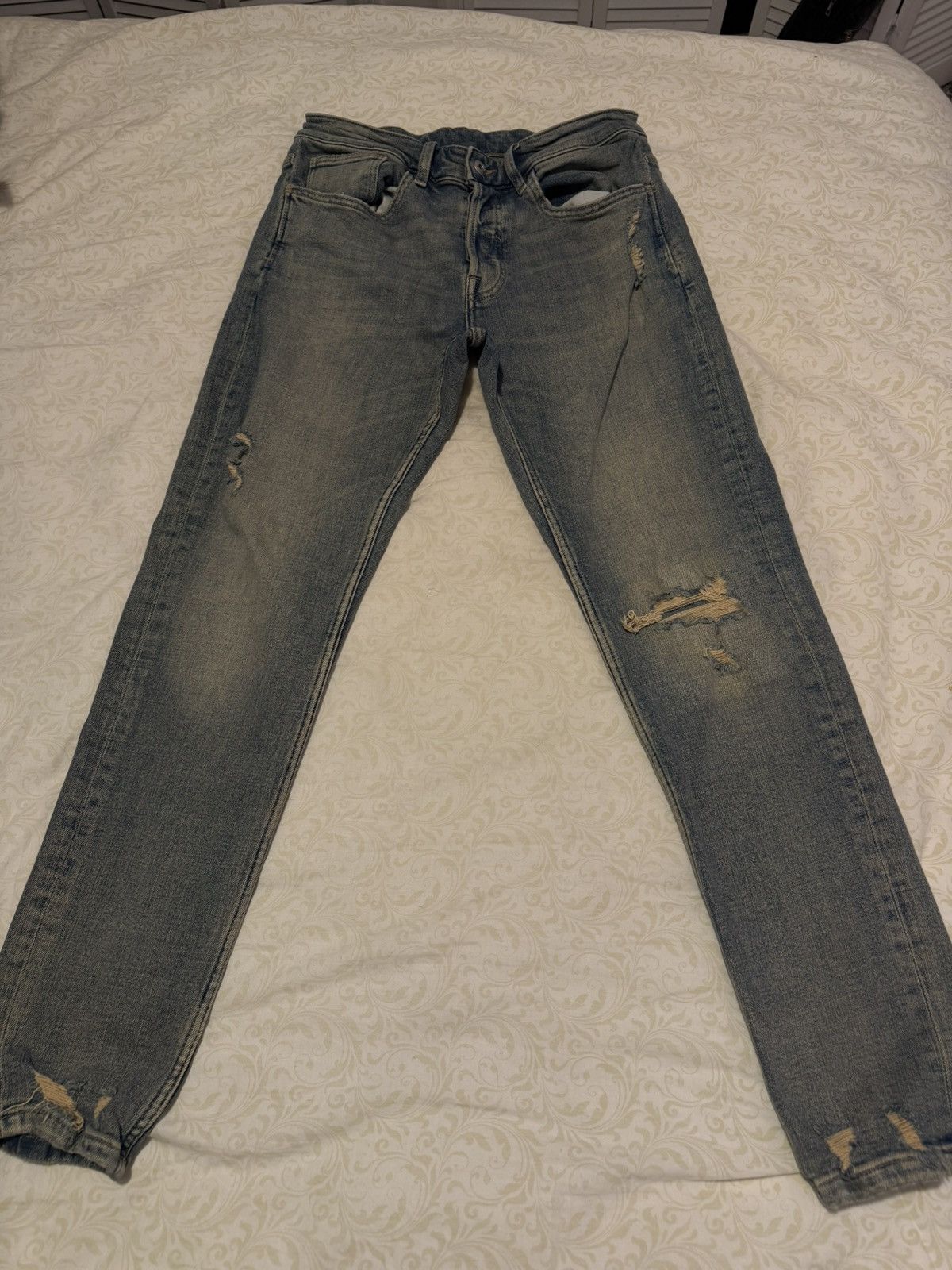 Zara Zara Slim ripped Jeans Size US 31 - 1 Thumbnail
