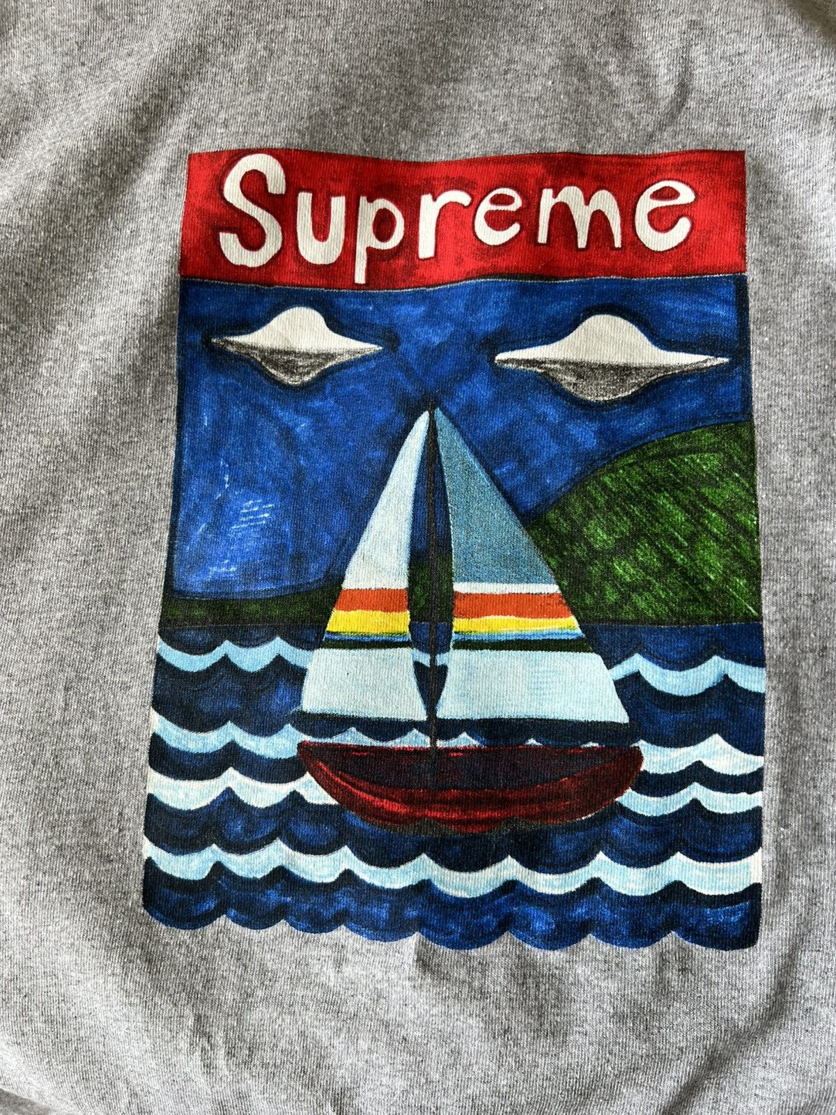 Supreme Supreme Sailboat Painting T shirt Size US L / EU 52-54 / 3 - 8 Thumbnail