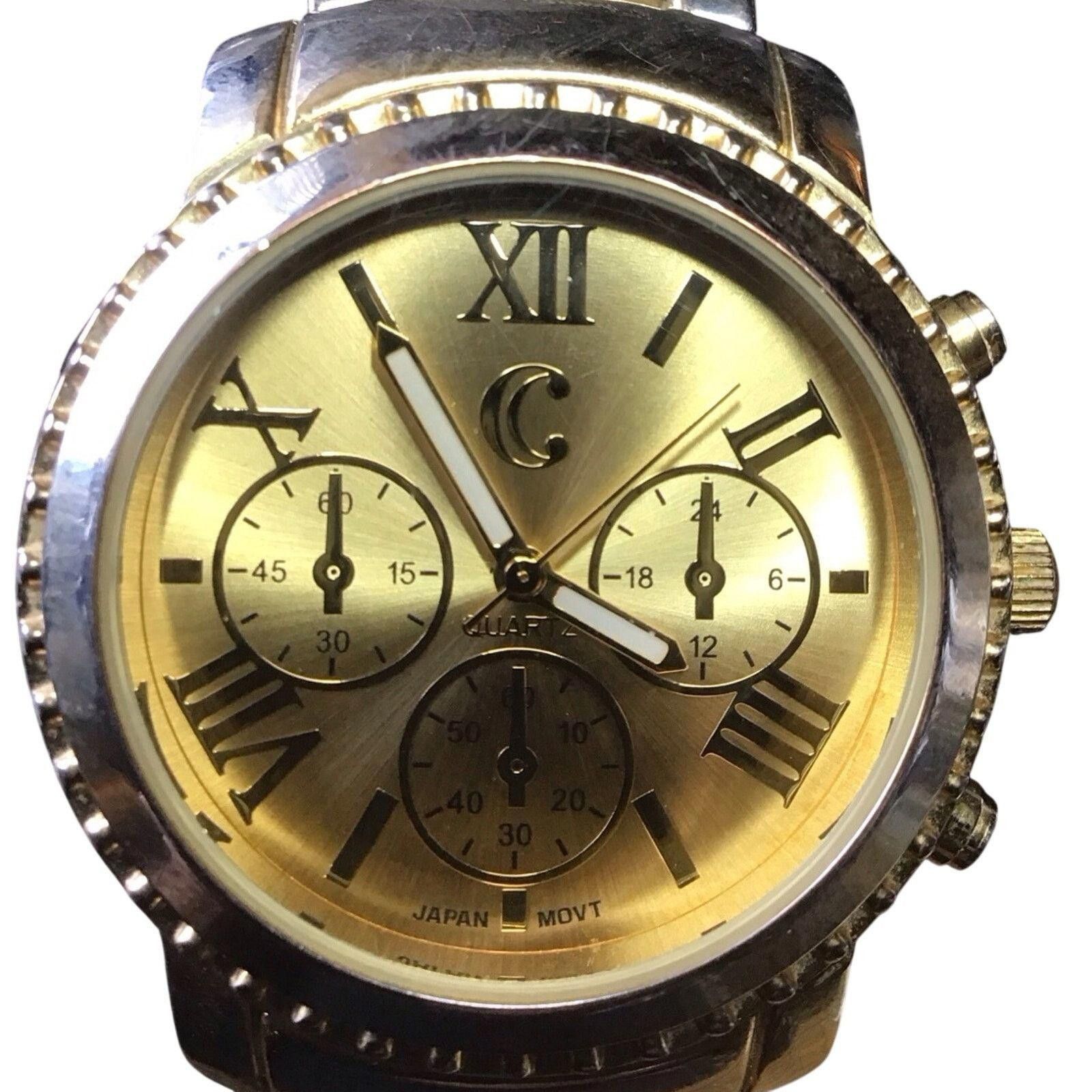 0 Charming Charlie Gold Toned Chronograph Style Watch Size ONE SIZE - 1 Thumbnail