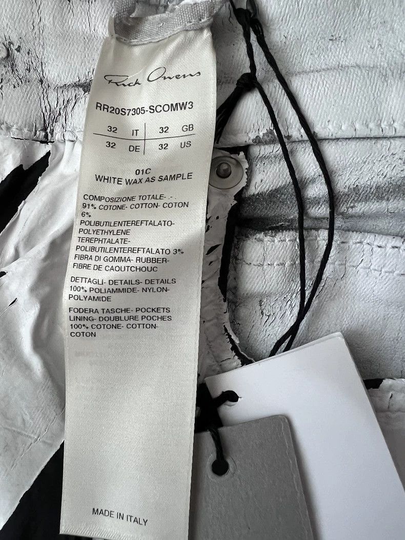 Rick Owens rick owens ro ss20 patchwork denim pants-2508 Size US 32 / EU 48 - 4 Thumbnail