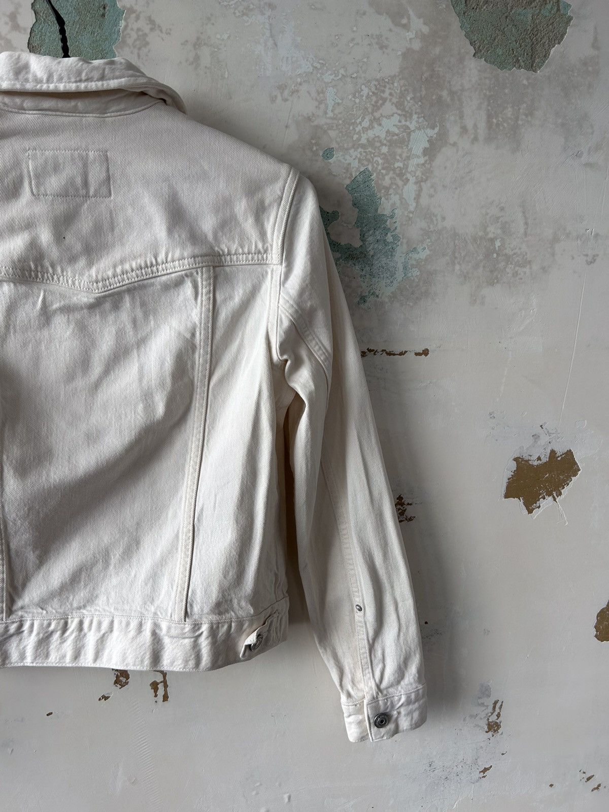 Allsaints ALL SAINTS MILK DENIM JACKET Size XS / US 0-2 / IT 36-38 - 6 Thumbnail