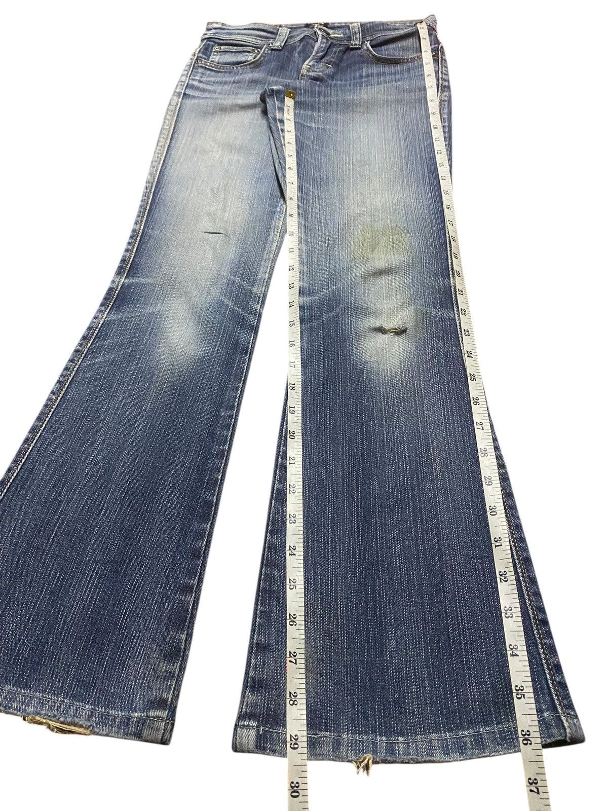 Edwin Vintage Edwin Vienus Jeans Flare Denim Size 27" / US 4 / IT 40 - 19 Thumbnail