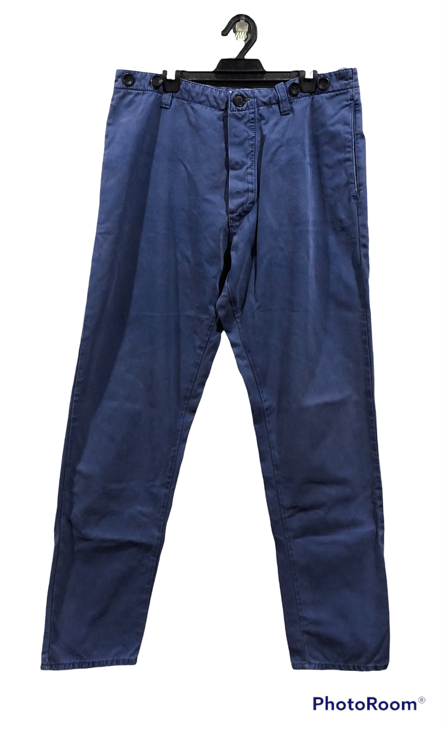 image of Nudie Jeans French Indigo Chino Work Pants, Men's (Size 33)