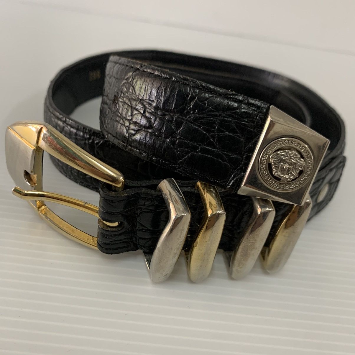 Versace Gianni Versace Leather Belts Size ONE SIZE - 2 Thumbnail