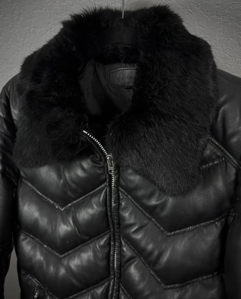 JACKROSE Jack Rose Chunky Fur Leather Puffer Jacket | Grailed
