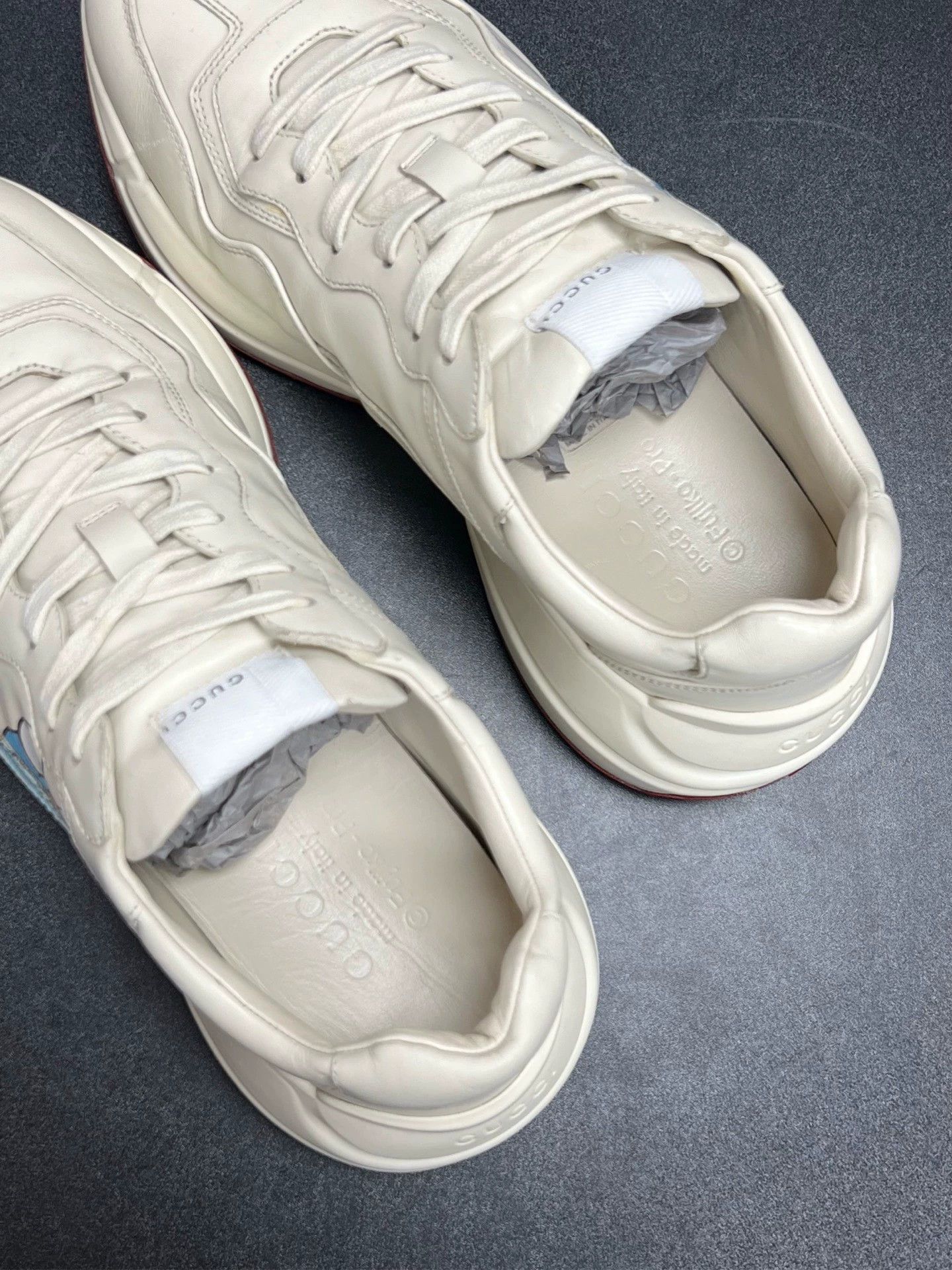 Gucci gucci rhyton sneakers with doraemon design Size US 9 / EU 42 - 4 Thumbnail