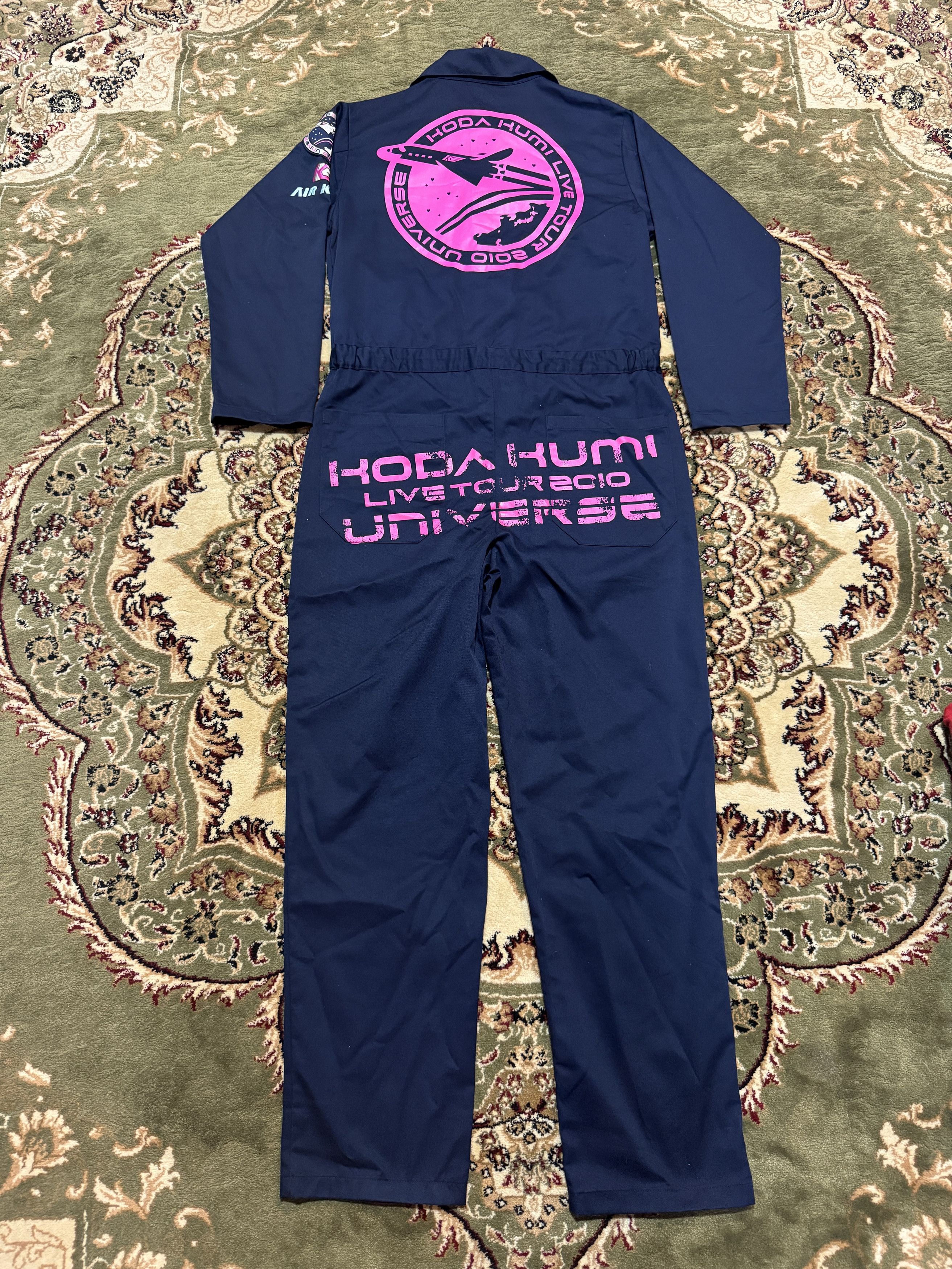 Band Tees Vintage Rare KODA KUMI liveTour 2010 Universe Jumpsuit J-POP Size US 37 - 2 Thumbnail