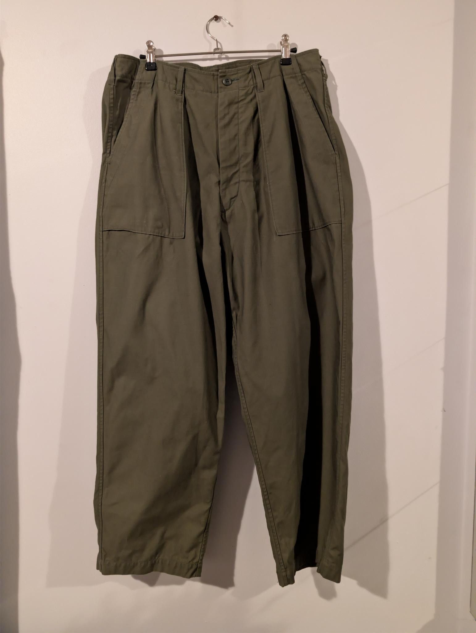 blurhms blurhms ROOTSTOCK Cotton Satin Baker Pants bROOTS23S02 Size US 32 / EU 48 - 4 Thumbnail