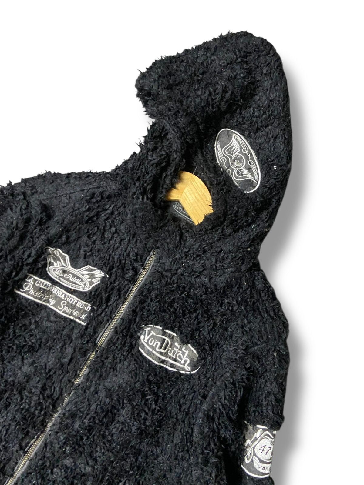 Von Dutch Vintage Von Dutch Full Zip Fleece Hoodie Jacket (171) Size US M / EU 48-50 / 2 - 3 Thumbnail