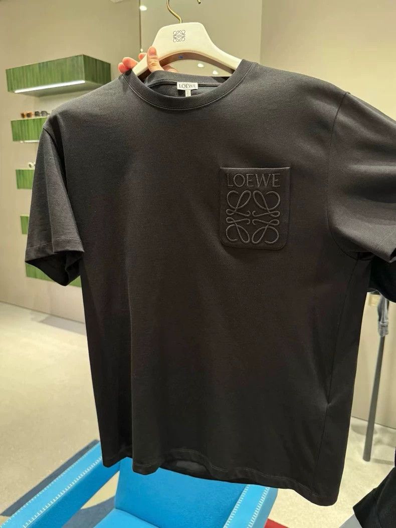 Loewe LOEWE Embroidered pocket black T-shirt Size S / US 4 / IT 40 - 2 Thumbnail