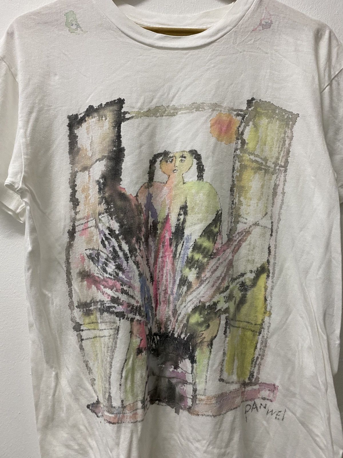 Vintage Vintage Art Single Girl Colourful Size US L / EU 52-54 / 3 - 2 Thumbnail
