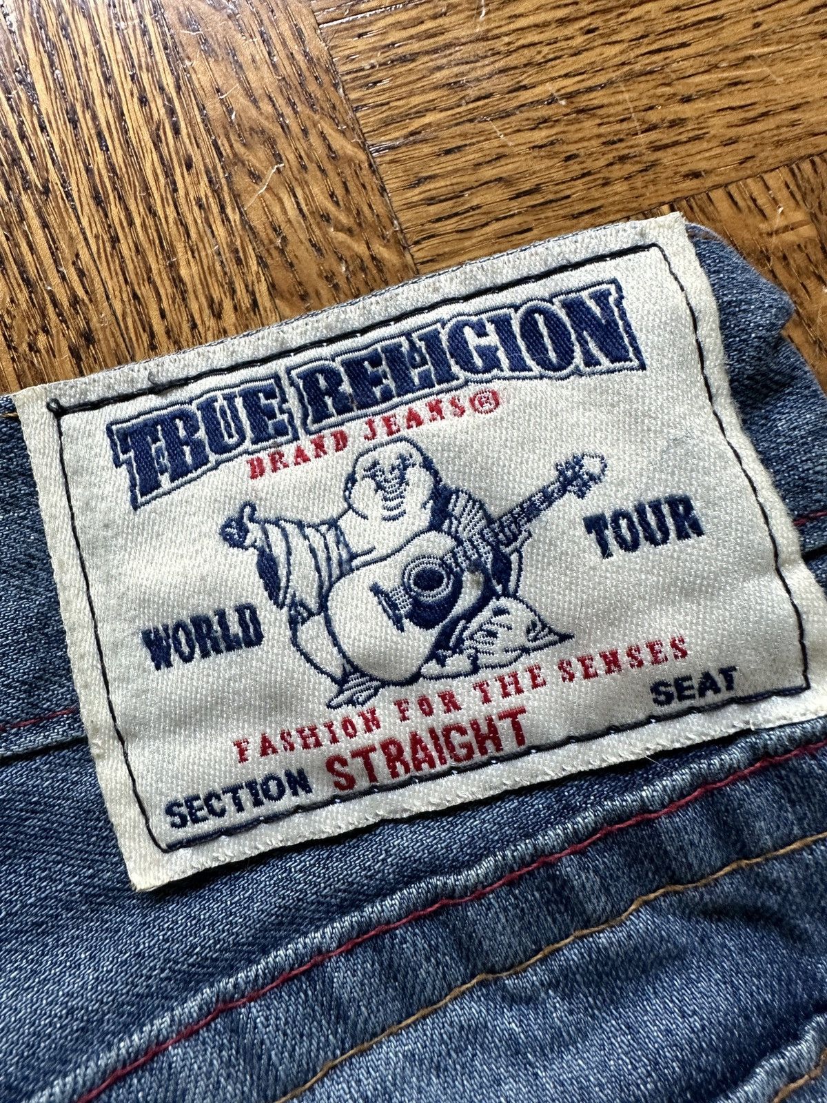 True Religion × Vintage Vintage Y2K True Religion Straight Leg Denim Jeans Size US 32 / EU 48 - 4 Thumbnail