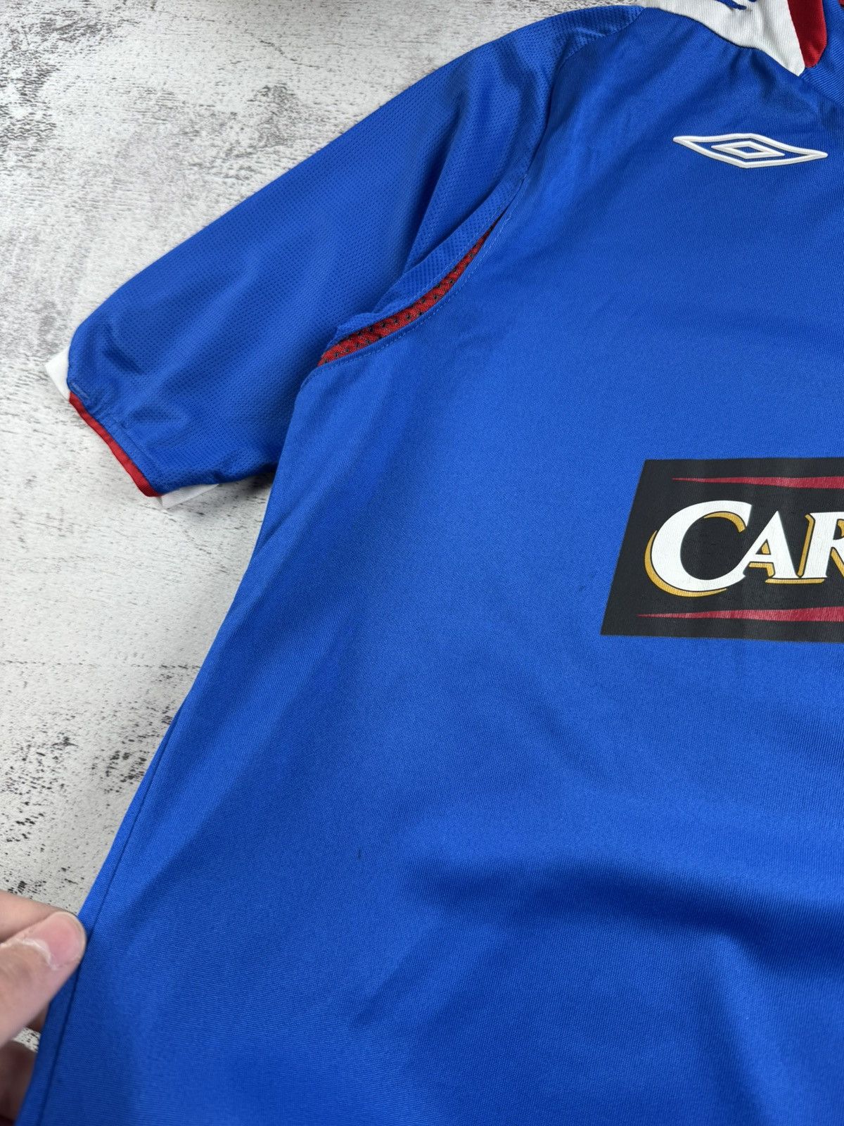 Umbro Rangers Glasgow 2006/2007 Blue Home Umbro Soccer Football T Shirt Jersey Kit Size US S / EU 44-46 / 1 - 9 Thumbnail