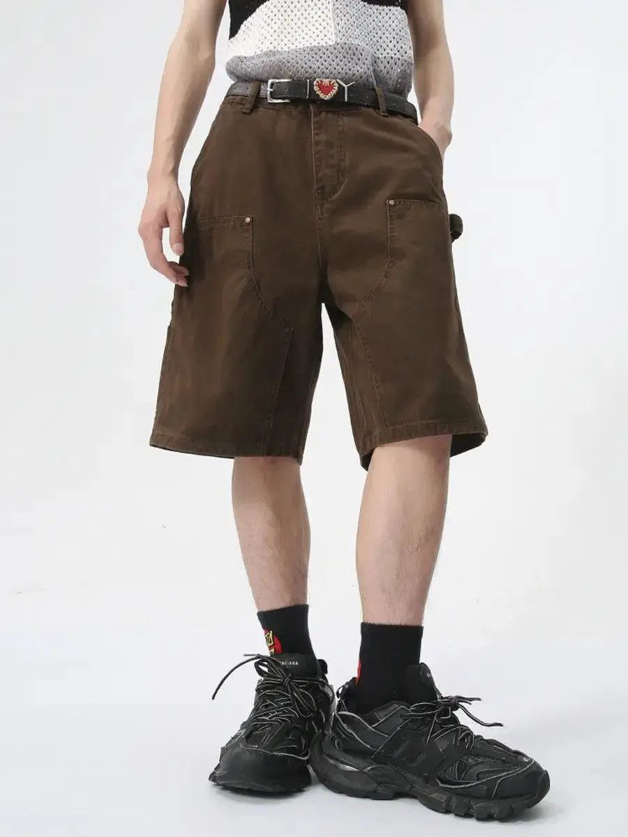 Japanese Brand Retro loose casual denim shorts Size US 32 / EU 48 - 2 Thumbnail