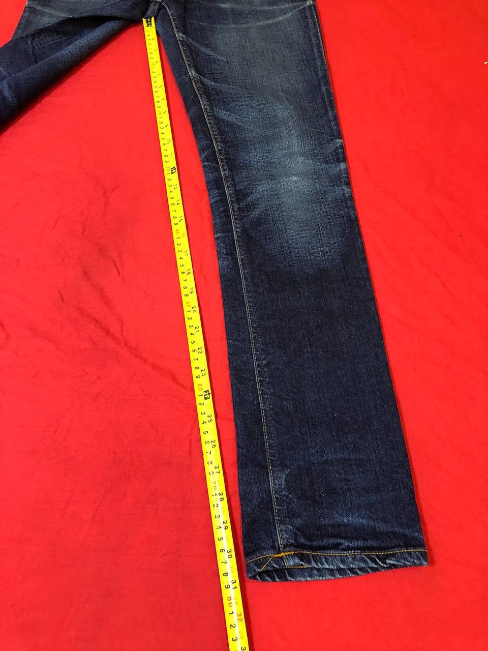 Nudie Jeans Nudie Jeans Steady Eddie Mens Blue Denim Jeans Size US 32 / EU 48 - 13 Thumbnail