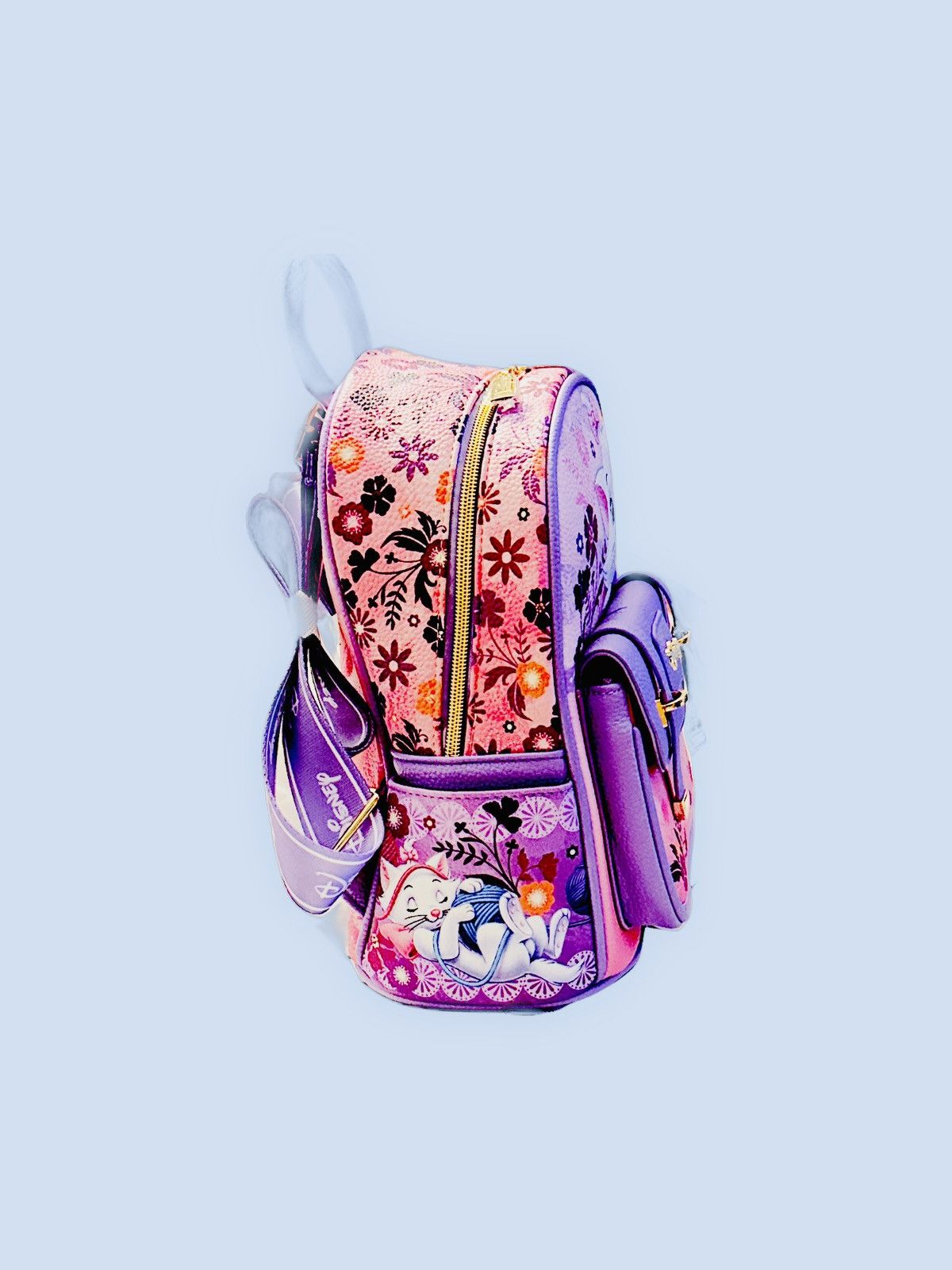 Disney Disney Aristocats Marie Vegan Leather Fashion Mini Backpack Size ONE SIZE - 4 Thumbnail