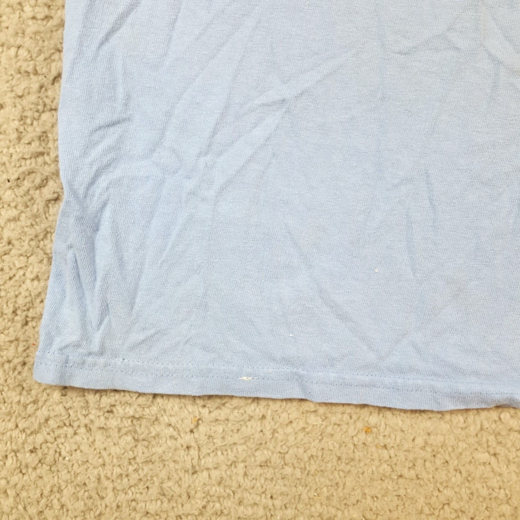Gildan VINTAGE Gildan Men's T-Shirt - 90s Retro Outdoor Fishing Bass Safari Cotton Blue XL Summer Men's Size US XL / EU 56 / 4 - 6 Thumbnail
