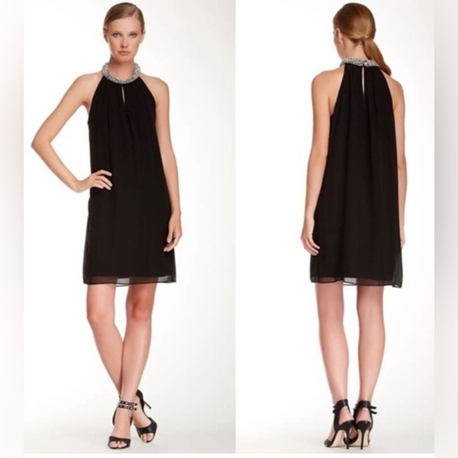 Diane von Furstenberg Diane Von Furstenberg Lainey Dress Silk Halter Black Size 6 Size M / US 6-8 / IT 42-44 - 1 Thumbnail