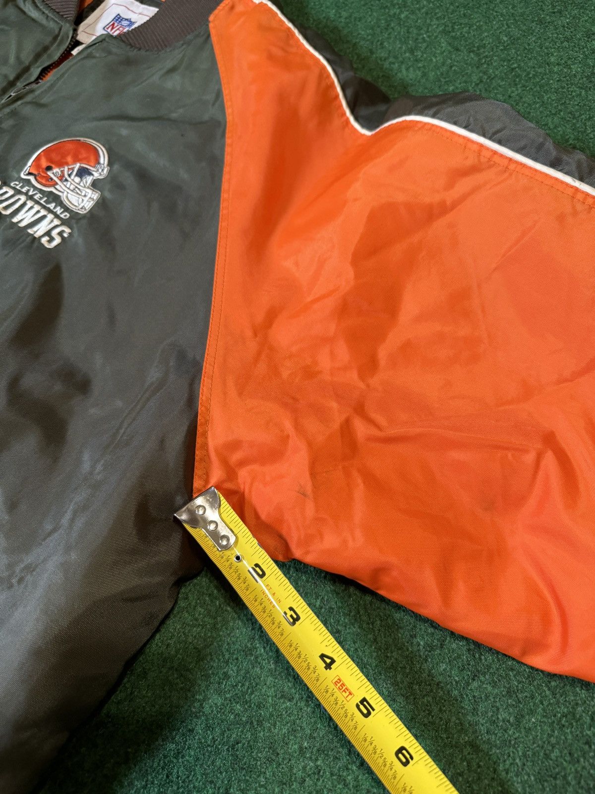 NFL Cleveland Browns NFL Full Zip Bomber Varsity Jacket Size US XL / EU 56 / 4 - 9 Thumbnail