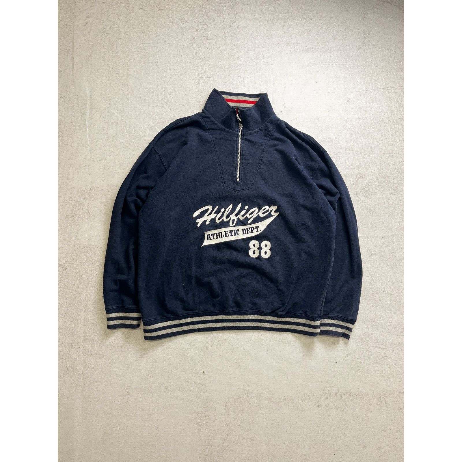Tommy Hilfiger Vintage 00s Tommy Hilfiger Blue Sweatshirt - Women's 2XL Size XXL / US 16-18 / IT 52-54 - 1 Thumbnail