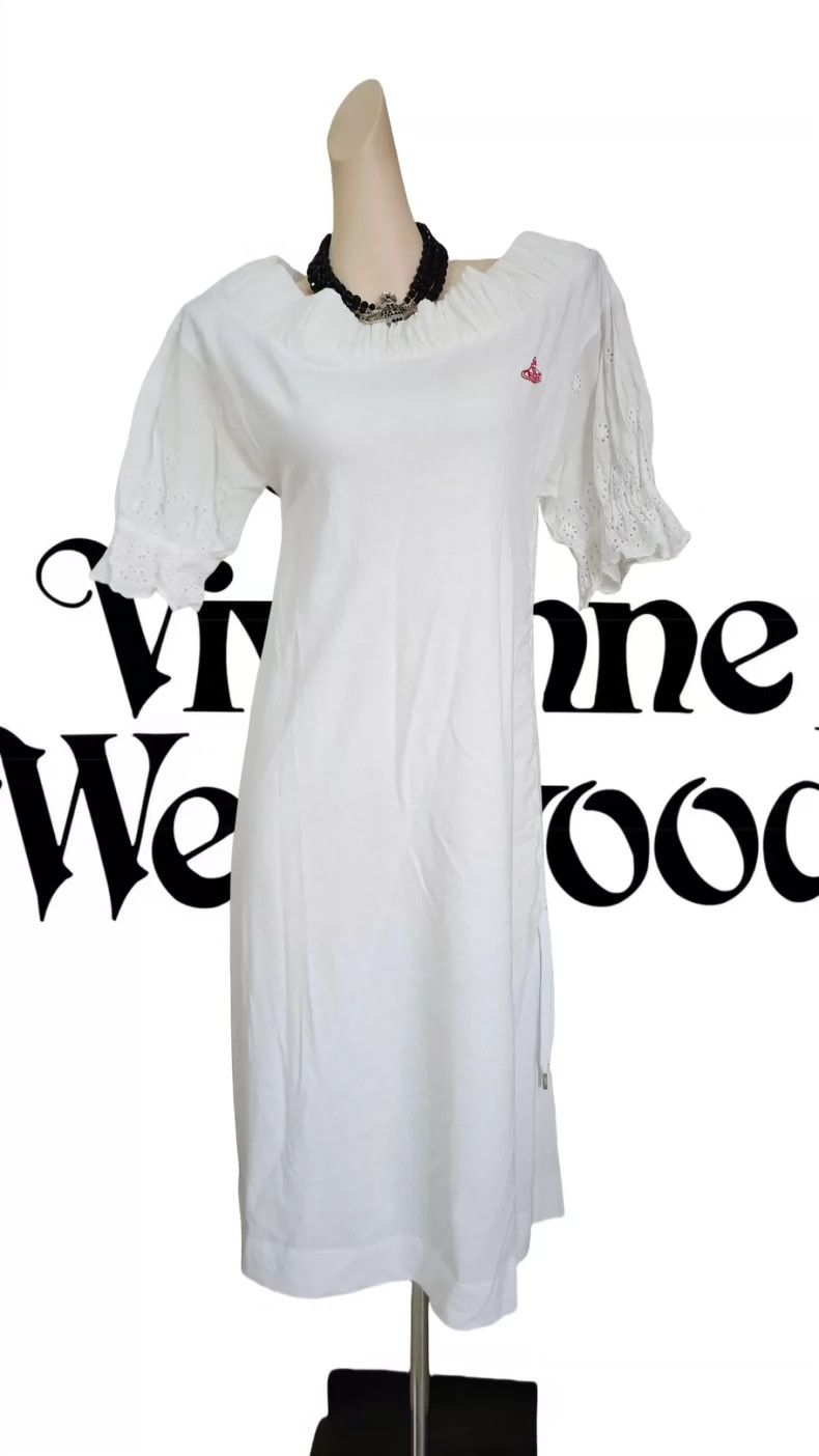Other Vivienne Westwood size00 White dress with a white sash Size S / US 4 / IT 40 - 4 Thumbnail