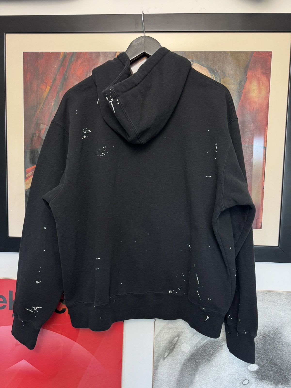 Maison Margiela × Supreme Supreme Maison Margiela Box Logo Zip Up Splatter Hoodie Rare Size US M / EU 48-50 / 2 - 2 Thumbnail