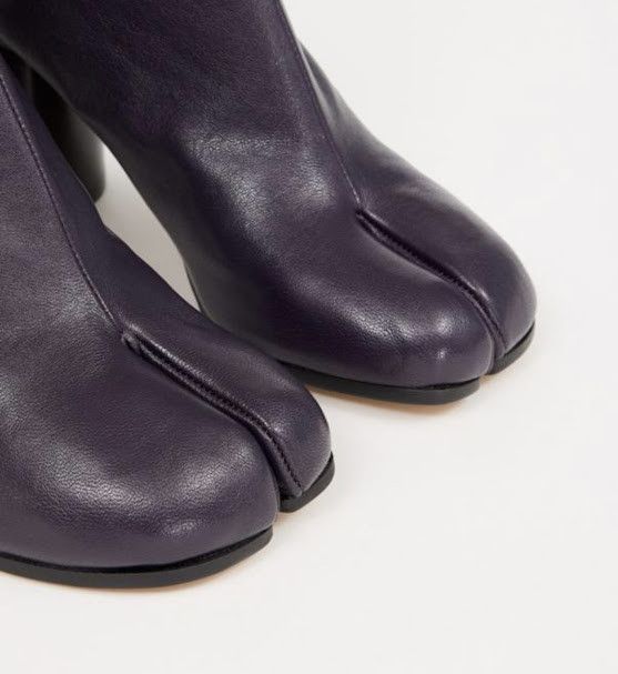 Maison Margiela o1w1db11225 Tabby Ankle Boots in Purple Size US 6 / IT 36 - 2 Thumbnail