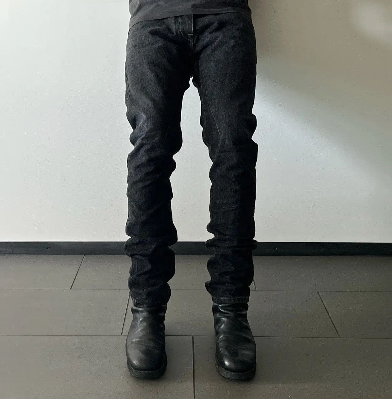 Rick Owens Drkshdw Rick Owens Olmar & Mitra Black Denim Jeans Size US 32 / EU 48 - 1 Thumbnail