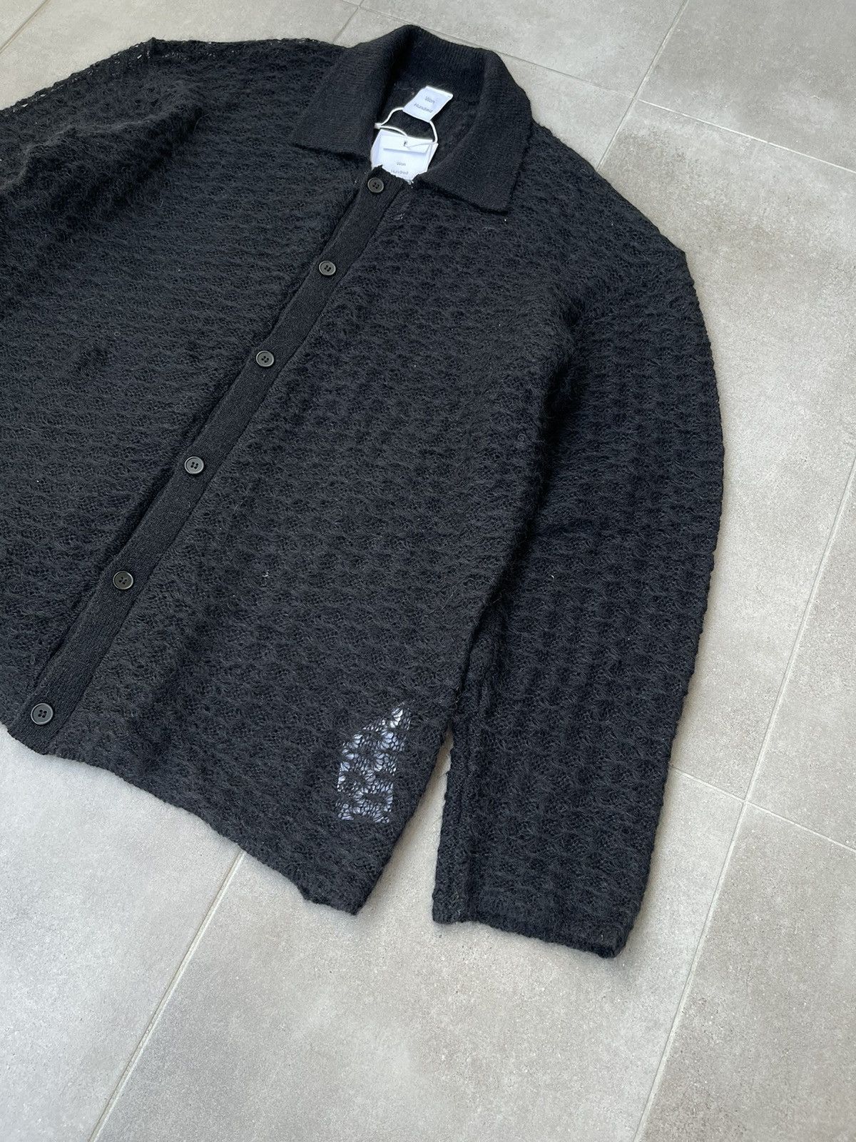 Our Legacy × Won Hundred !DS! AW23 Won Hundred Mazar LS Black Knitted Cardigan Size US M / EU 48-50 / 2 - 11 Thumbnail