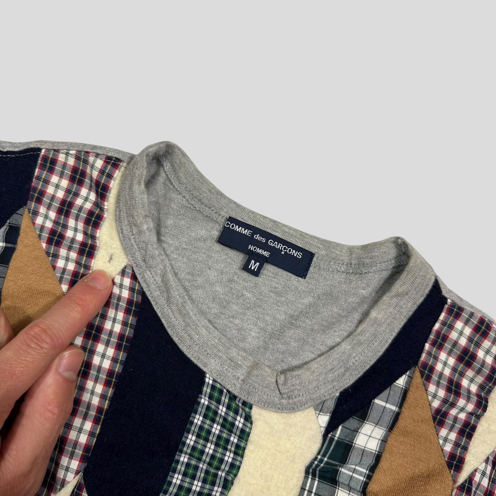 Comme des Garcons Comme Des Garçons Homme 00’s Reconstructed Plaid T-shirt - S Size US S / EU 44-46 / 1 - 2 Thumbnail