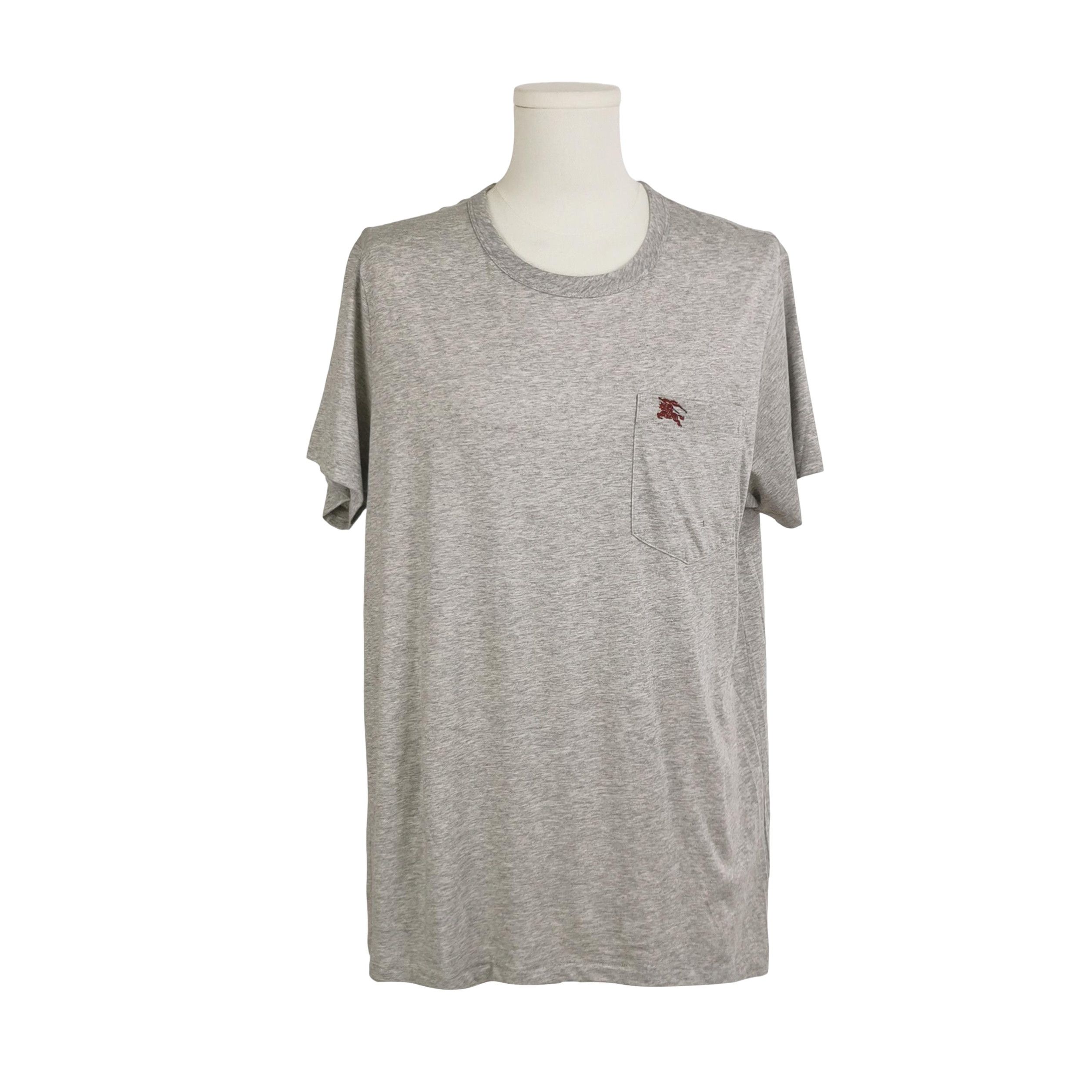 Burberry Burberry Embroidered Knight Pocket T-Shirt XL Size US XL / EU 56 / 4 - 1 Thumbnail