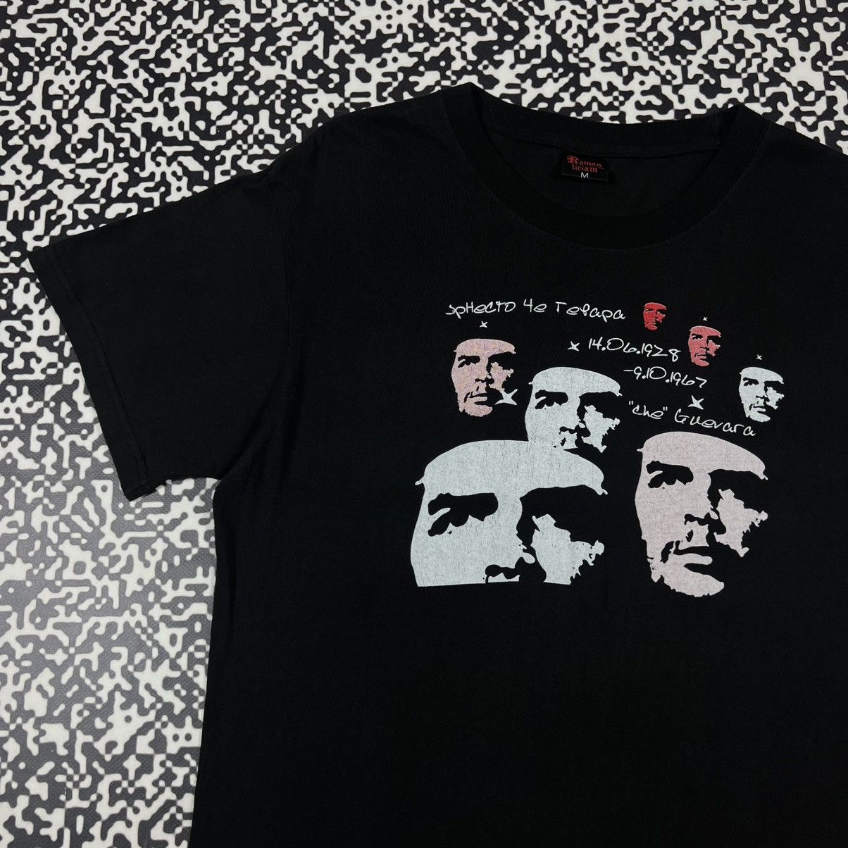 Vintage Vintage 00s Che Guevara Band Revolution Rage Style T-shirt Size US M / EU 48-50 / 2 - 4 Thumbnail
