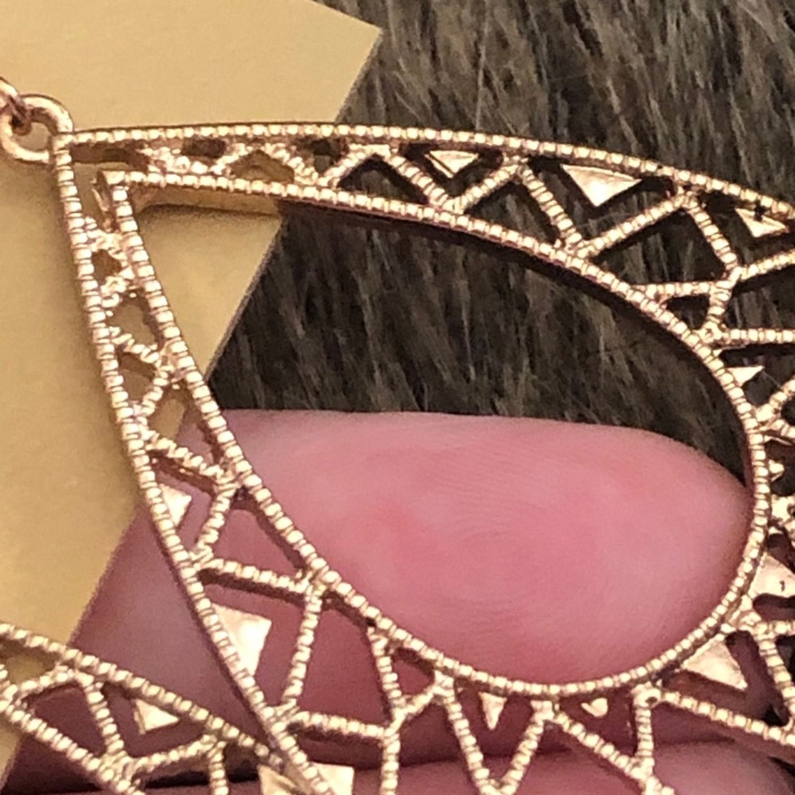 Vintage Vintage gold tone large statement earrings Size ONE SIZE - 5 Thumbnail