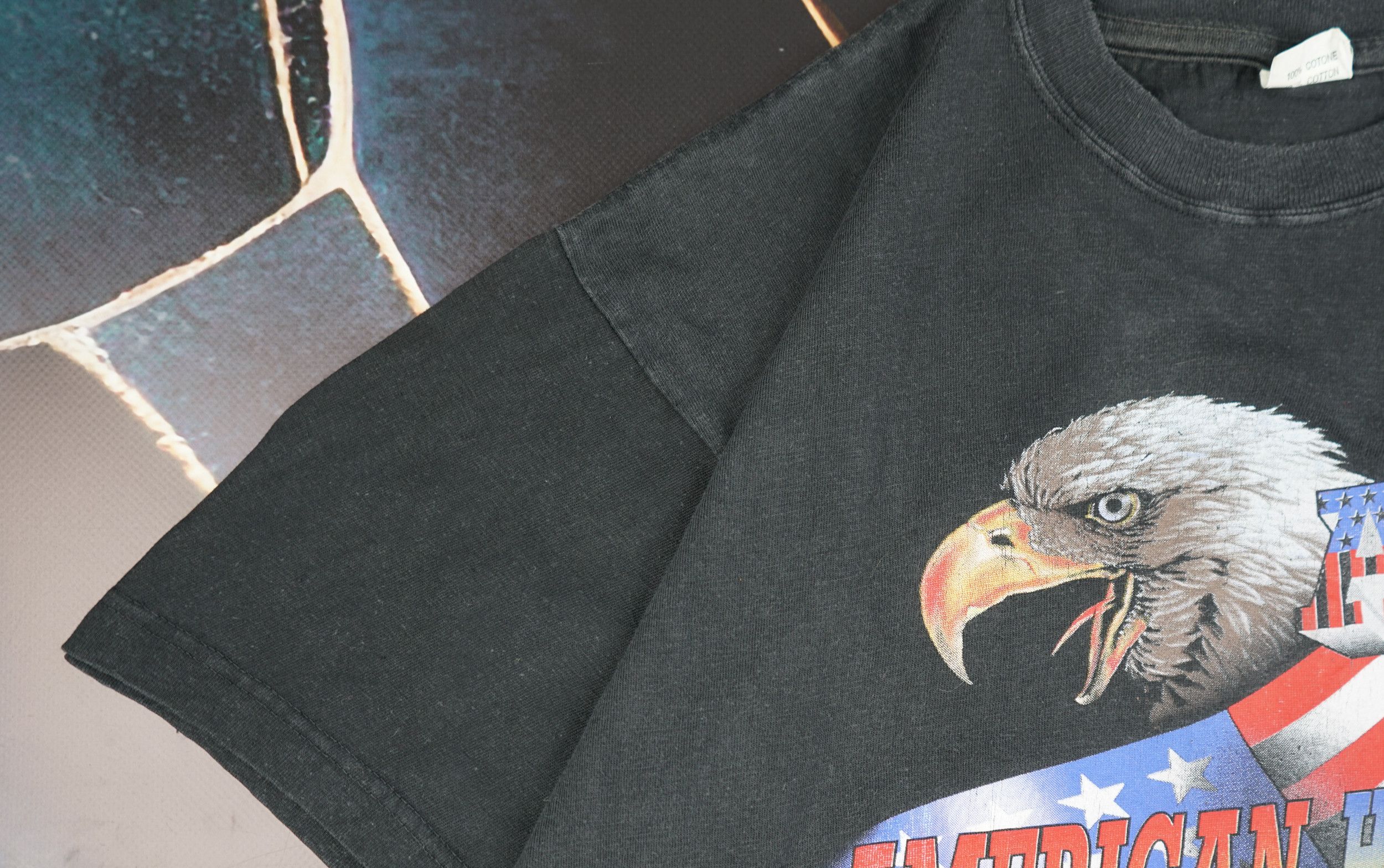 Harley Davidson × Vintage Vintage 90s American Heritage Motorcycle Eagle T-Shirt Size US L / EU 52-54 / 3 - 5 Thumbnail