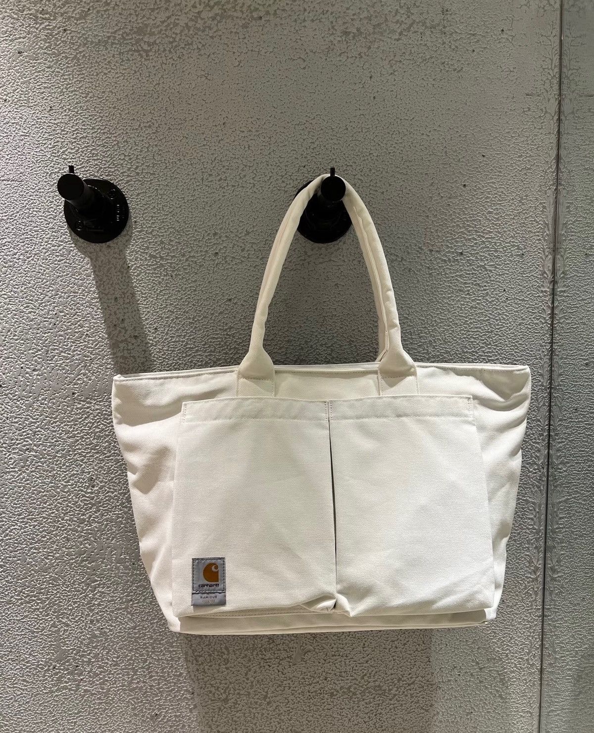 Carhartt Carhartt WIP x RAMIDUS Tote Bag L – White Size ONE SIZE - 1 Preview