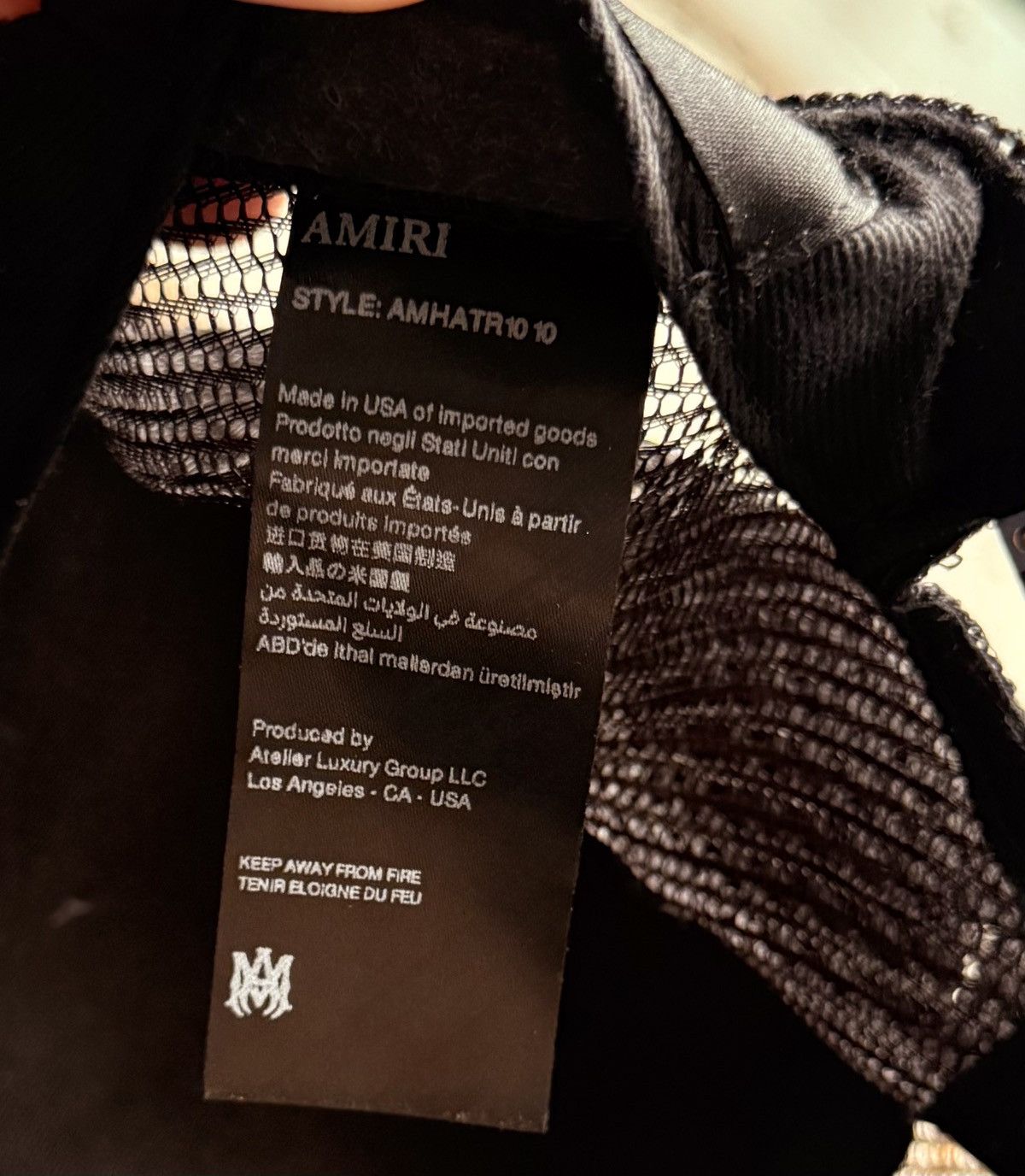 Amiri AMIRI STAR HAT Size ONE SIZE - 4 Thumbnail