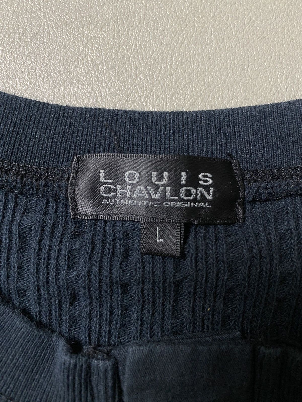 If Six Was Nine × Japanese Brand × Le Grande Bleu (L.G.B.) Vintage Louis Chavlon Big Button Longsleeve Size US M / EU 48-50 / 2 - 6 Thumbnail
