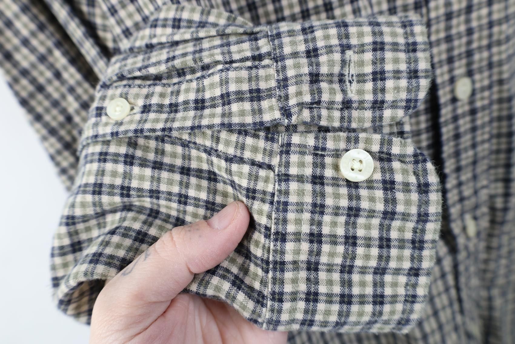J.Crew Vintage 90s J Crew Collared Button Down Shirt Plaid Cotton Size US M / EU 48-50 / 2 - 6 Thumbnail