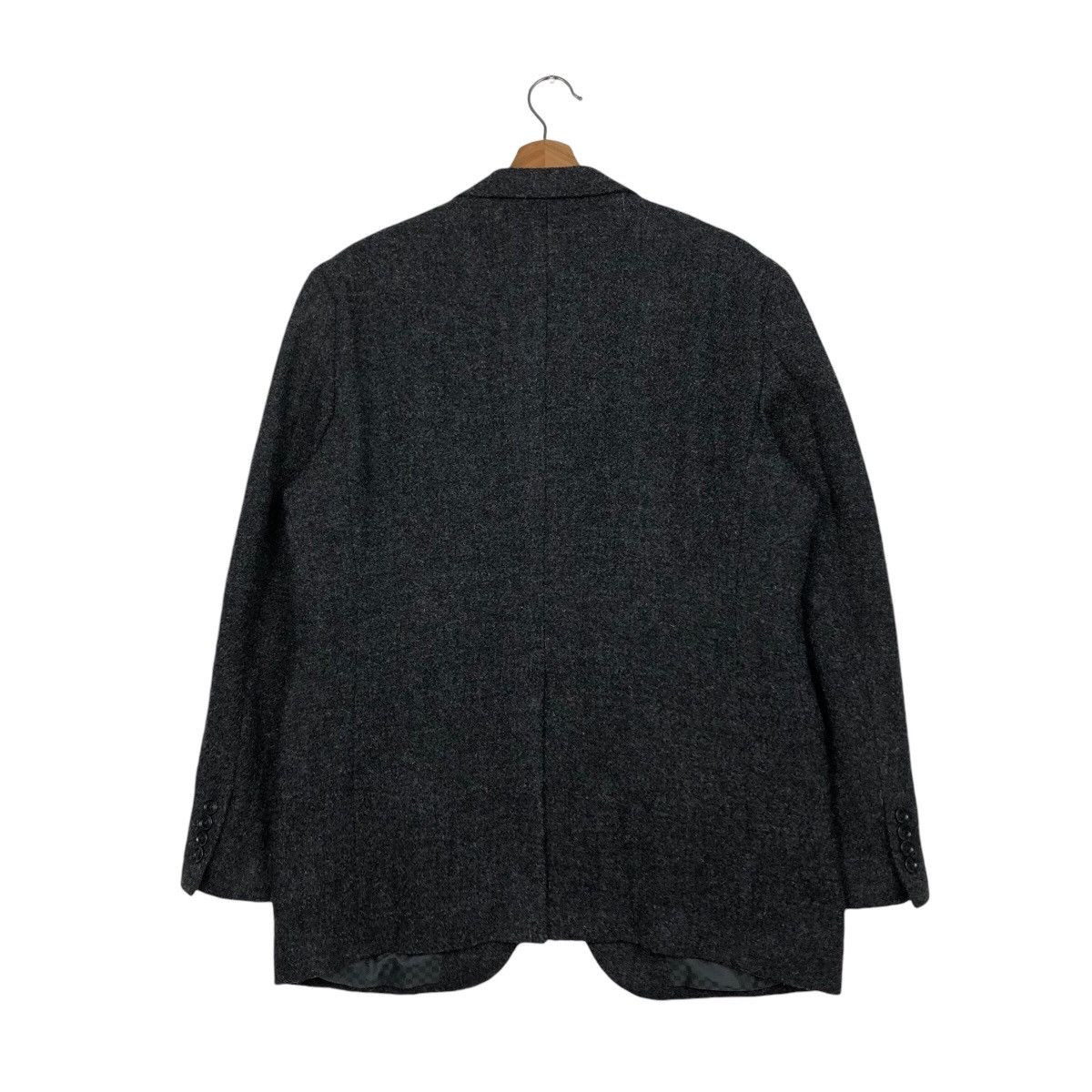 Harris Tweed 📌Vintage Wool Jacket Hand Woven Harris Tweed Herringbone Size US L / EU 52-54 / 3 - 9 Thumbnail