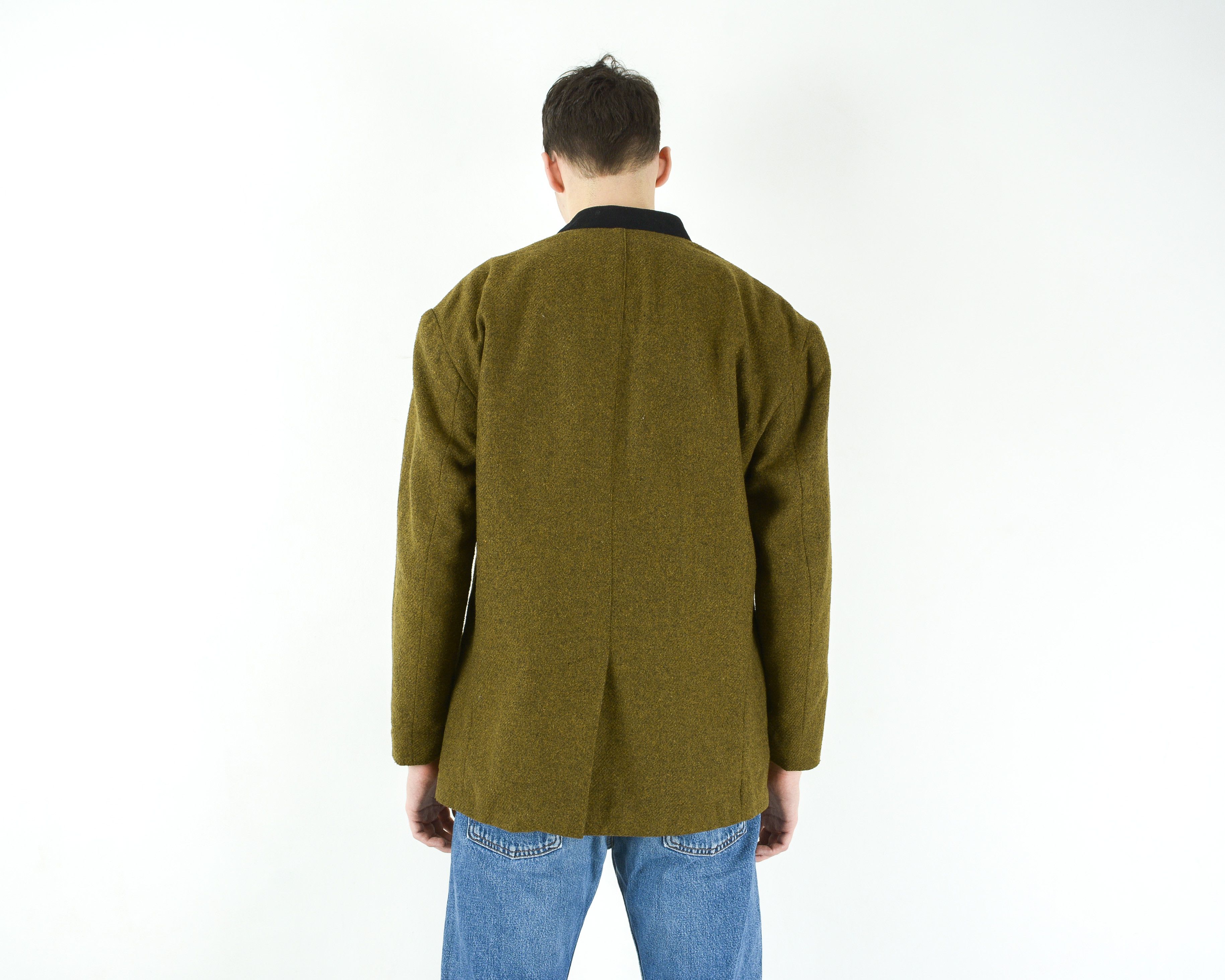 Vintage Trachten UK 42 US Blazer Wool Jacket Coat Tweed Janker L Size 42R - 4 Thumbnail