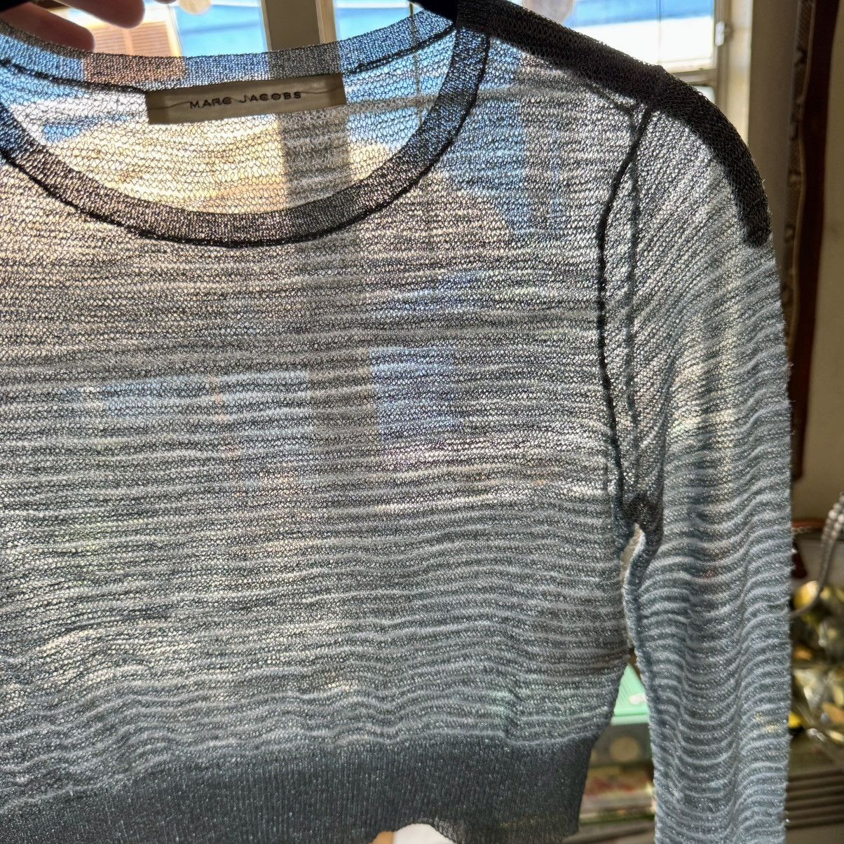 Marc Jacobs MARC JACOBS GRUNGE OOAK Sample Crop Top S Glitter Heaven Y2K Size S / US 4 / IT 40 - 10 Thumbnail